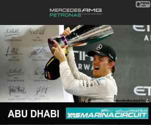Puzzle Rosberg 2015 Abu Dhabi Grand Prix